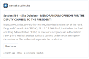 MEMORANDUM OPINION FOR THE DEPUTY COUNSEL TO THE PRESIDENT: Whether Section 564 of 